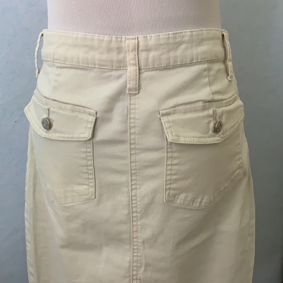 Cream Khaki Skirt Blu Y2 - Picture 7 of 11